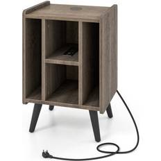 Furniture Costway Vinyl Record Storage Shelving System