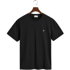 Gant Herre Overdeler Gant Men's Regular Shield T-shirt - Black