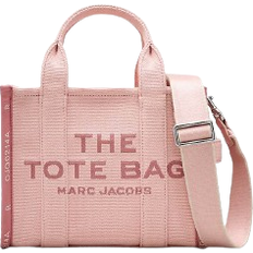 Silver Handbags Marc Jacobs The Jacquard Small Tote Bag - Rose