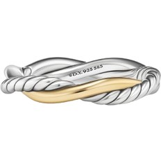David Yurman Petite Infinity Band Ring - Silver/Gold