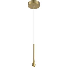 George Kovacs Pingo Soft Brass Pendant Lamp 5"