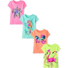 The Children's Place Kid's Animals Graphic Tee 4-pack - Multi Clr (3046990_BQ)