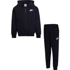 Nike Kid's Full-Zip Club Hoodie Set 2-piece - Black