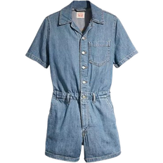 Blue Jumpsuits & Overalls Levi's Heritage Short Sleeve Romper - Medium Wash