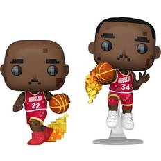 Action Figures Funko Clyde Drexler and Hakeem Olajuwon NBA Jam 2-Pack Pop! Collectible Toys & More