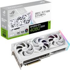 16 GB - GeForce RTX 4080 Super Graphics Cards ASUS Open Box ROG Strix GeForce RTX 4080 SUPER White OC Edition HDMI 3 x DP 16GB GDDR6X