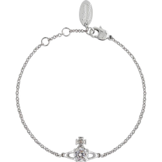 Vivienne Westwood Women Bracelets Vivienne Westwood Reina Small Bracelet - Silver/Transparent