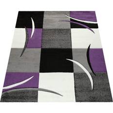 Paco Home Designer Violett, Weiß, Schwarz 160x230cm