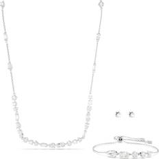 Schmucksets Swarovski Mesmera Jewellery Set - Silver/Transparent