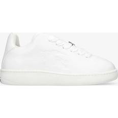 Burberry Men Shoes Burberry Leather Box Sneakers white