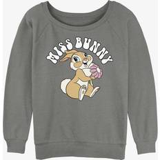 Hot Topic Girl's Disney Bambi Miss Bunny Retro Slouchy Sweatshirt - Gray Htr