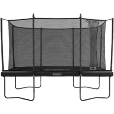 North Trampoline Pioneer Rectangular 370 Black with Safety Net