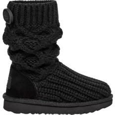 UGG Toddler's Classic Cardi Cabled Knit - Black