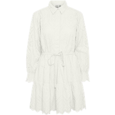 L Kjoler Y.A.S Holi Mini Dress - Star White