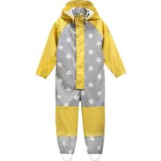 Rain Overalls Children's Clothing 7AM Enfant Stars Print Rain Coverall Jumpsuit, Yellow, 18-24M Maisonette