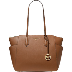 Michael Kors Women Totes & Shopping Bags Michael Kors Marilyn Medium Saffiano Leather Tote Bag - Luggage