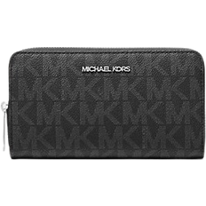 Michael Kors Jet Set Medium Signature Logo Wallet - Black