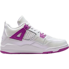 Nike Girls Running Shoes Children's Shoes Nike Air Jordan 4 Retro PS - White/Hyper Violet