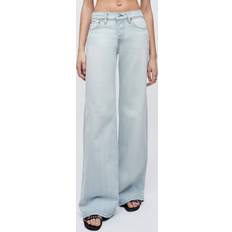 Re/Done COMFORT STRETCH MID RISE WIDE LEG