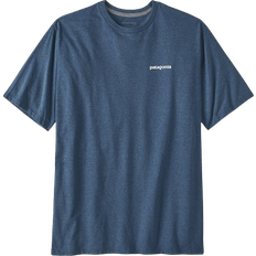 Patagonia T-skjorter Patagonia Men's P-6 Logo Responsibili-Tee - Utility Blue