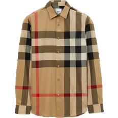 Burberry Men - XL Shirts Burberry Check Cotton Shirt - Archive Beige