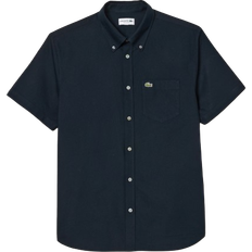 Lacoste Hemden Lacoste Short Sleeve Oxford Shirt - Navy Blue