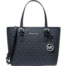 Michael Kors Jet Set Travel Extra Small Logo Top Zip Tote Bag - Navy