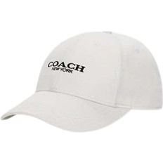 Coach Unisex Clothing Coach Embroidered Baseball Hat - Chalk