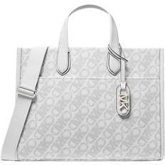 Michael Kors Gigi Large Empire Signature Logo Tote Bag - Opt/Allum