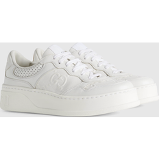 Gucci Women Sneakers Gucci Women's GG Embossed Sneaker, White