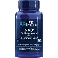 Life Extension NAD+ Cell Regenerator And Resveratrol Elite 30