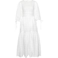 Barbour Kelburn Midi Dress - Classic White