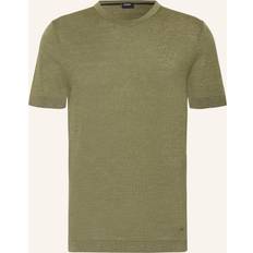 Herren - Leinen T-Shirts Joop! Herren T-Shirt grün Baumwolle-Leinen