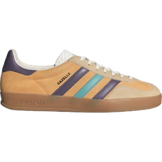 Adidas Beige - Dame Sko Adidas Gazelle Indoor - Glow Orange/Shadow Violet/Off White