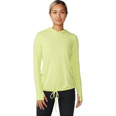 Women - Yellow Sweaters Mountain Hardwear Women's Crater Lake Long Sleeve Hoody- Green