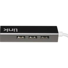 Usbc hubs Link USB-C HUB MED 4 x USB 3.0-PORT
