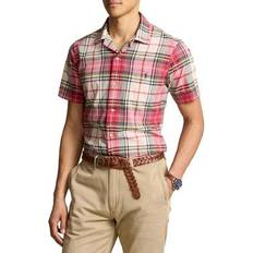 Polo Ralph Lauren Red Shirts Polo Ralph Lauren Classic Fit Madras Plaid Camp Shirt