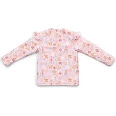 UV-Bekleidung Little Dutch Bade-T-Shirt langarm ruches Ocean Dreams Pink gr. 98/104