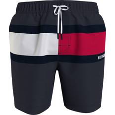 Tommy Hilfiger Swimming Trunks Tommy Hilfiger mens 7" Swim Trunks, Sky Captain, Tall