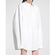 M - Unisex Shirts Balenciaga Outerwear Shirt Fit 9140 WHITE/WHITE Petite