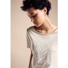 Beige - Damen T-Shirts Street One T-Shirt mit Frontprint