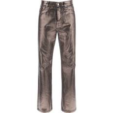 Ferragamo Men Jeans Ferragamo Metallic Denim Jeans