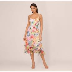 Adrianna Papell Clothing Adrianna Papell Floral Embroidered Midi Sundress