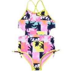 Limited Too Palm Tree Patchwork One Piece - Multicolor