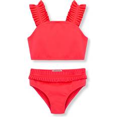 Sportswear Garment Swimsuits Children's Clothing Habitual Girl's Ruched Swimsuit - Pink