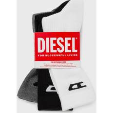 Diesel Cotton Socks Diesel 3-pack of ribbed socks with logo Socks Man Multicolor