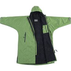 Bluesign /FSC (The Forest Stewardship Council)/Fairtrade/GOTS (Global Organic Textile Standard)/GRS (Global Recycled Standard)/OEKO-TEX/RDS (Responsible Down Standard)/RWS (Responsible Wool Standard) Capes & Ponchos Dryrobe Advance Long Sleeve - Forest Green/Black