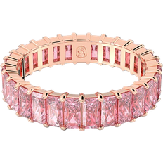 Swarovski Matrix Ring - Rose Gold/Pink