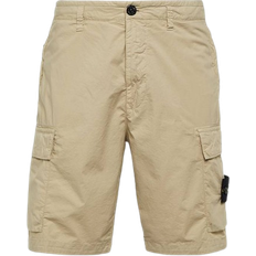 Stone Island Compass Cargo Shorts - Beige
