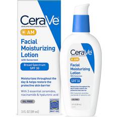 SPF Facial Creams CeraVe AM Facial Moisturizing Lotion SPF30 3fl oz